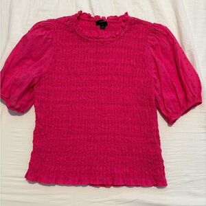 J.Crew smocked blouse